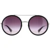 Gucci Gucci|Gucci^Sunglasses GG0061S 001 Black Gold Grey Gradient