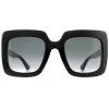 Gucci Gucci|Square^Sunglasses GG0328S 001 Black Grey Gradient