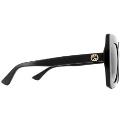 Gucci Gucci|Square^Sunglasses GG0328S 001 Black Grey Gradient