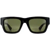 Gucci Gucci|Square^Sunglasses GG1668S 003 Black with Green and Red Green