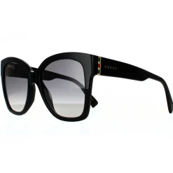 Gucci Gucci|Square^Sunglasses GG0459S 001 Black Grey Gradient