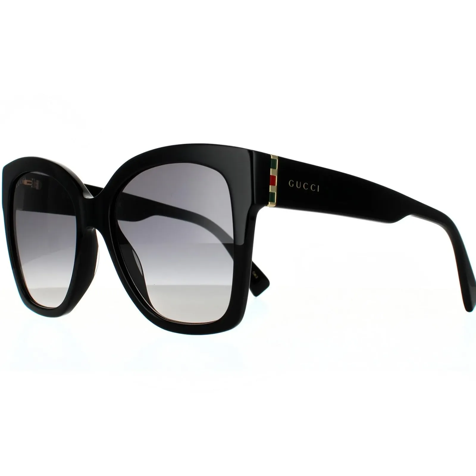 Gucci Gucci|Square^Sunglasses GG0459S 001 Black Grey Gradient