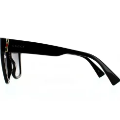 Gucci Gucci|Square^Sunglasses GG0459S 001 Black Grey Gradient