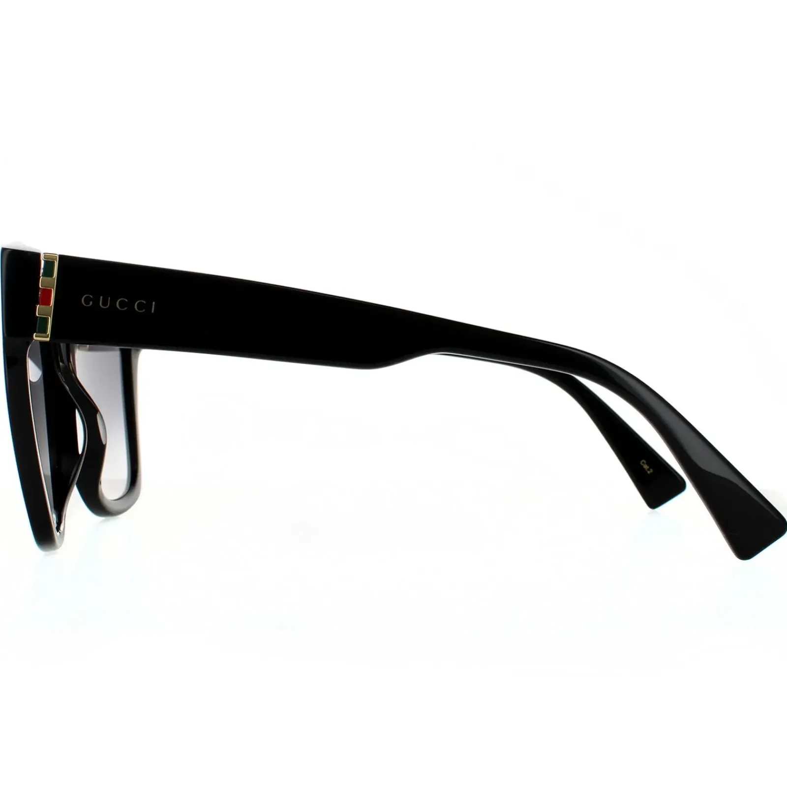 Gucci Gucci|Square^Sunglasses GG0459S 001 Black Grey Gradient