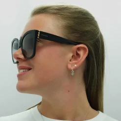 Gucci Gucci|Square^Sunglasses GG0459S 001 Black Grey Gradient