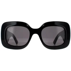 Gucci Gucci|Square^Sunglasses GG1695S 001 Black with Silver Grey