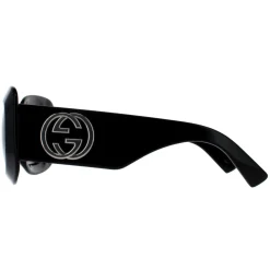 Gucci Gucci|Square^Sunglasses GG1695S 001 Black with Silver Grey