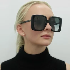 Gucci Gucci|Square^Sunglasses GG1314S 001 Black Grey