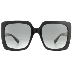 Gucci Square|Gucci^Sunglasses GG0418S 001 Black Grey Gradient