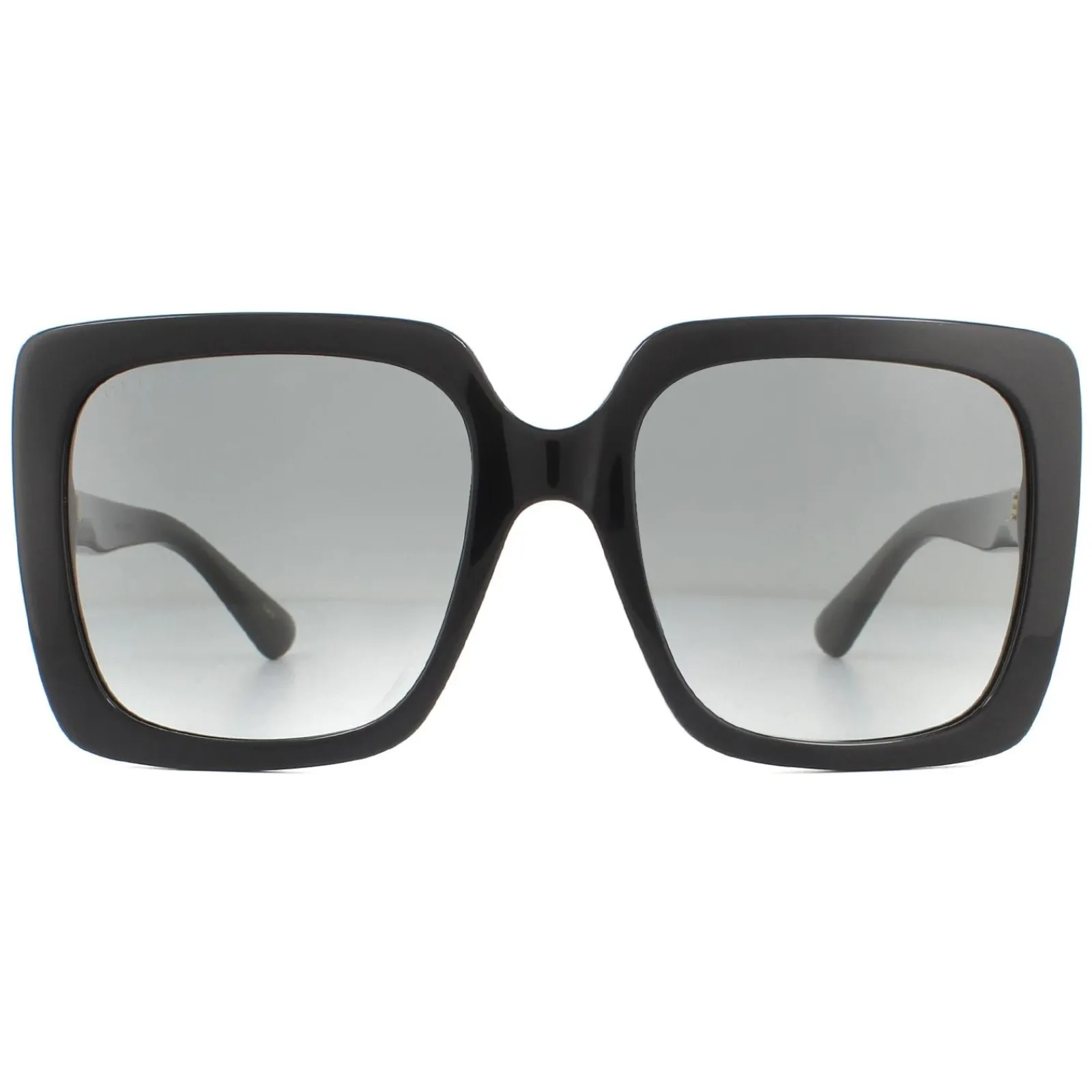 Gucci Square|Gucci^Sunglasses GG0418S 001 Black Grey Gradient