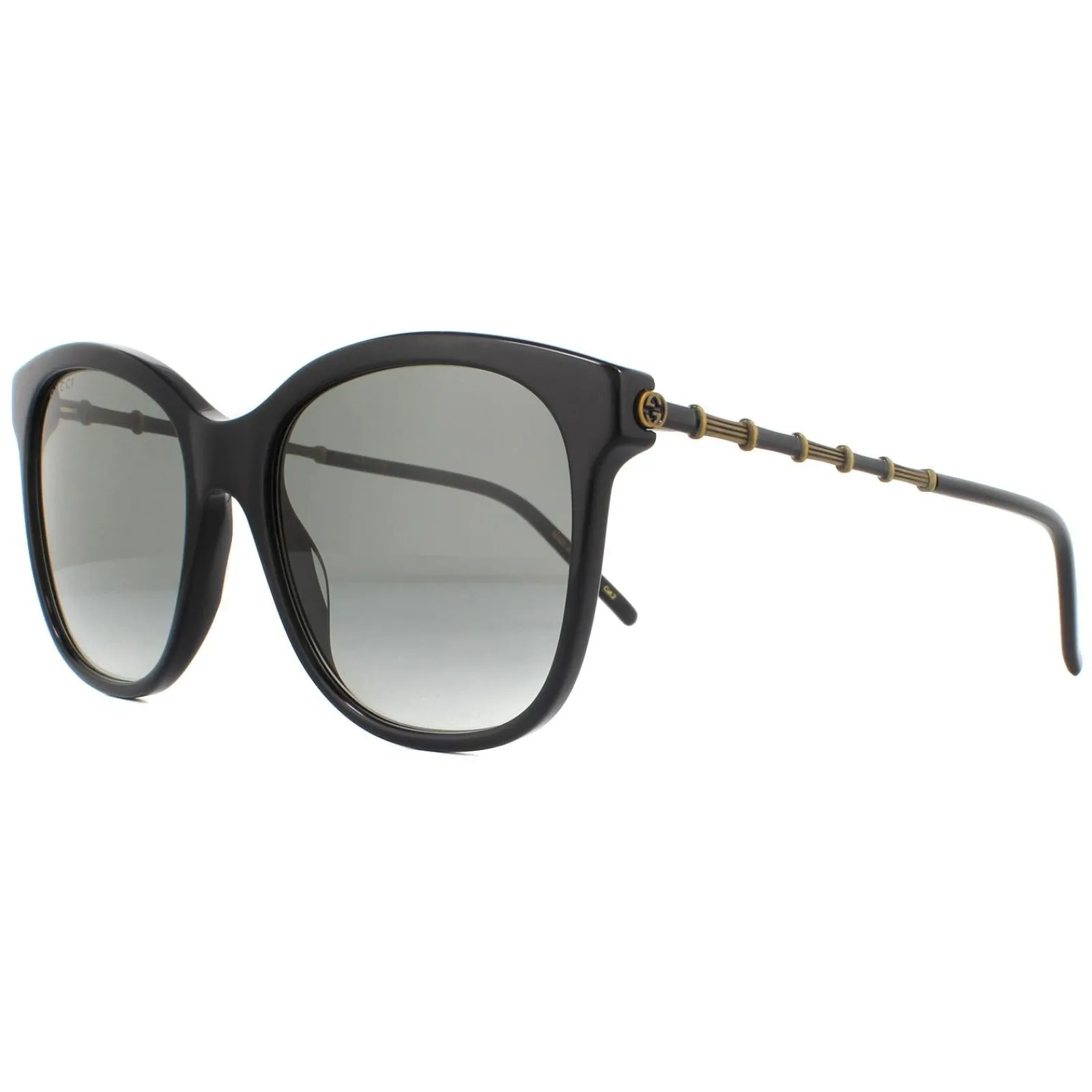 Gucci Gucci|Square^Sunglasses GG0654S 001 Black Grey Gradient