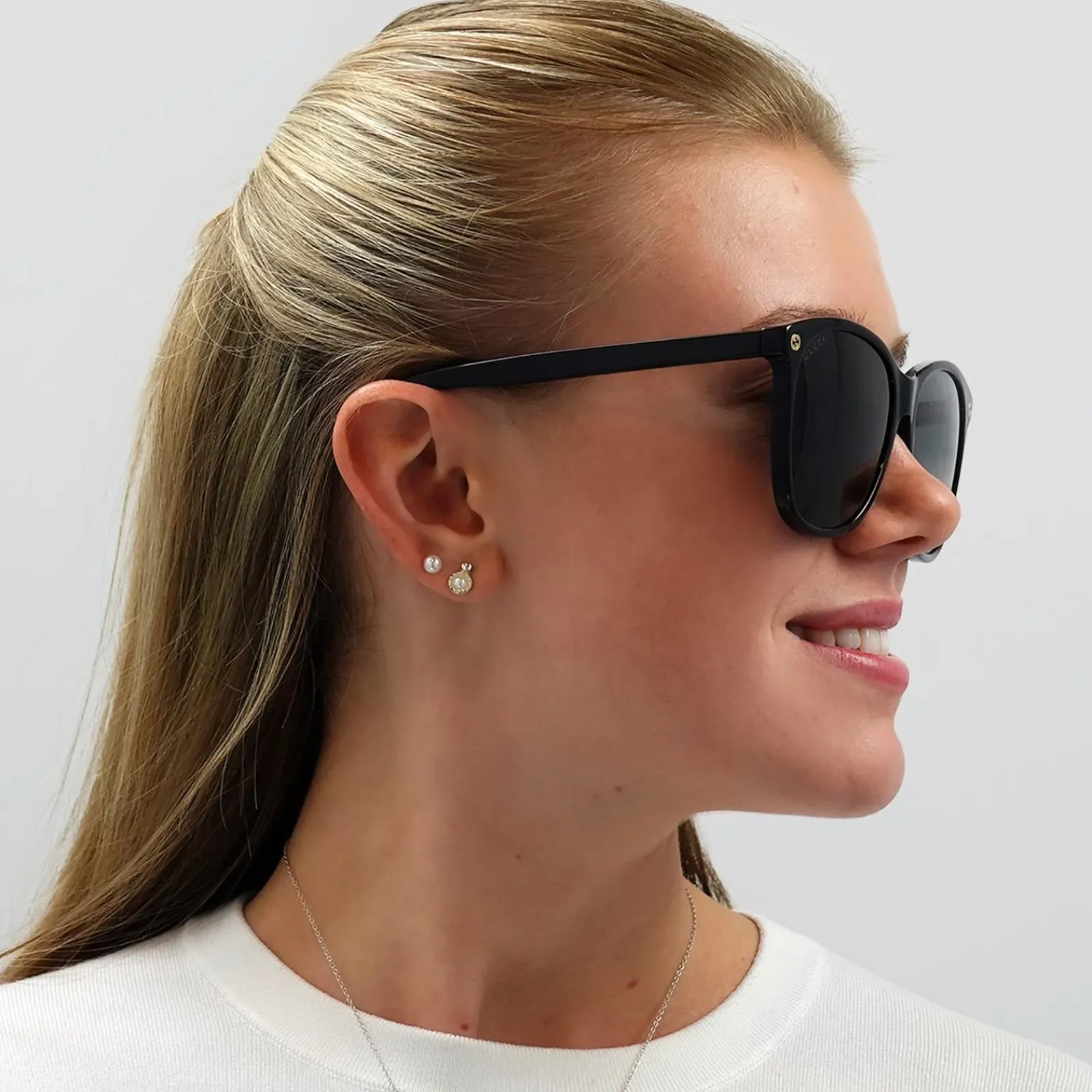 Gucci Gucci|Gucci^Sunglasses GG0024S 001 Black Grey