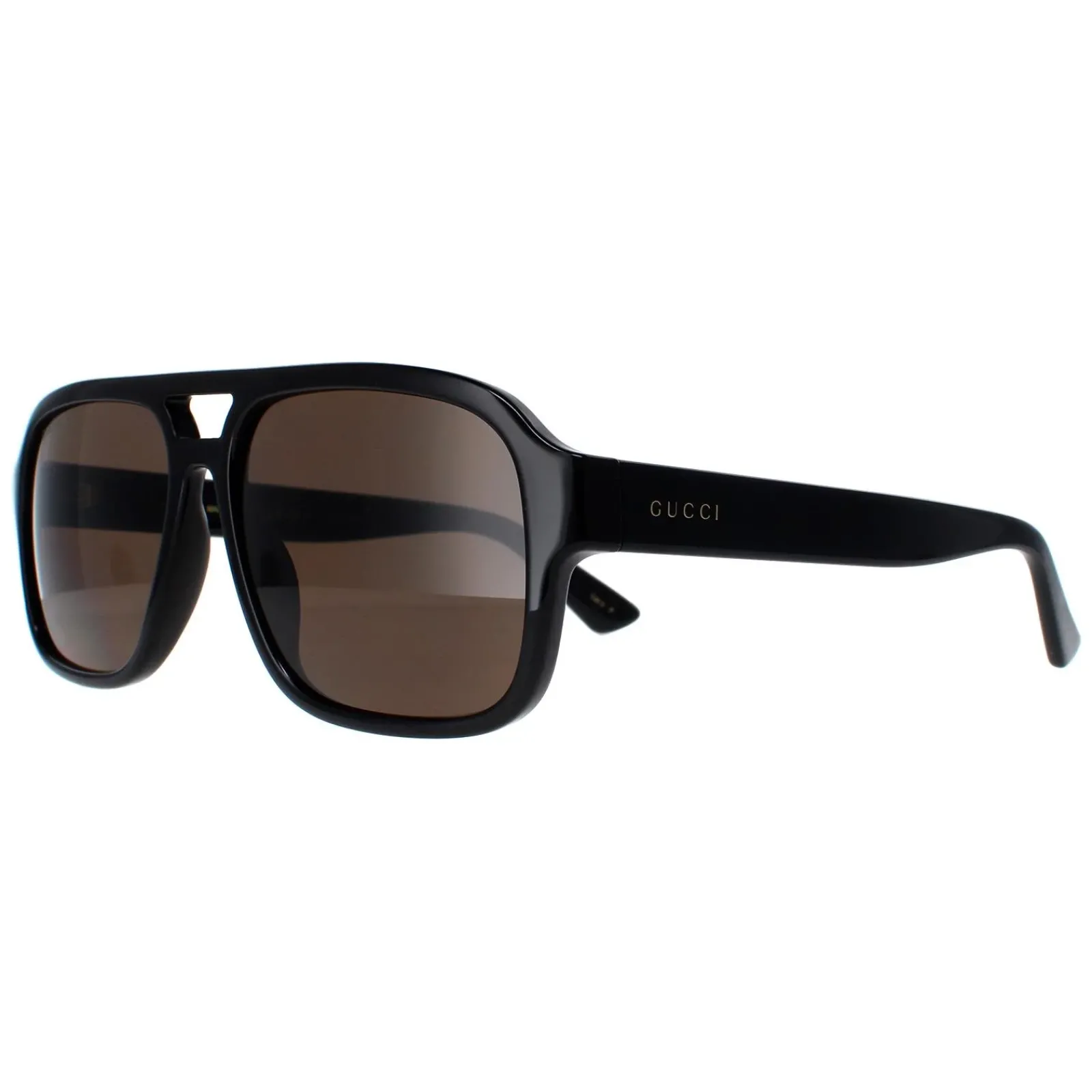 Gucci Gucci|Aviator^Sunglasses GG1342S 002 Black Brown Polarised