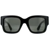 Gucci Square|Gucci^Sunglasses GG1663S 001 Black with Havana Grey