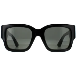 Gucci Square|Gucci^Sunglasses GG1663S 001 Black with Havana Grey