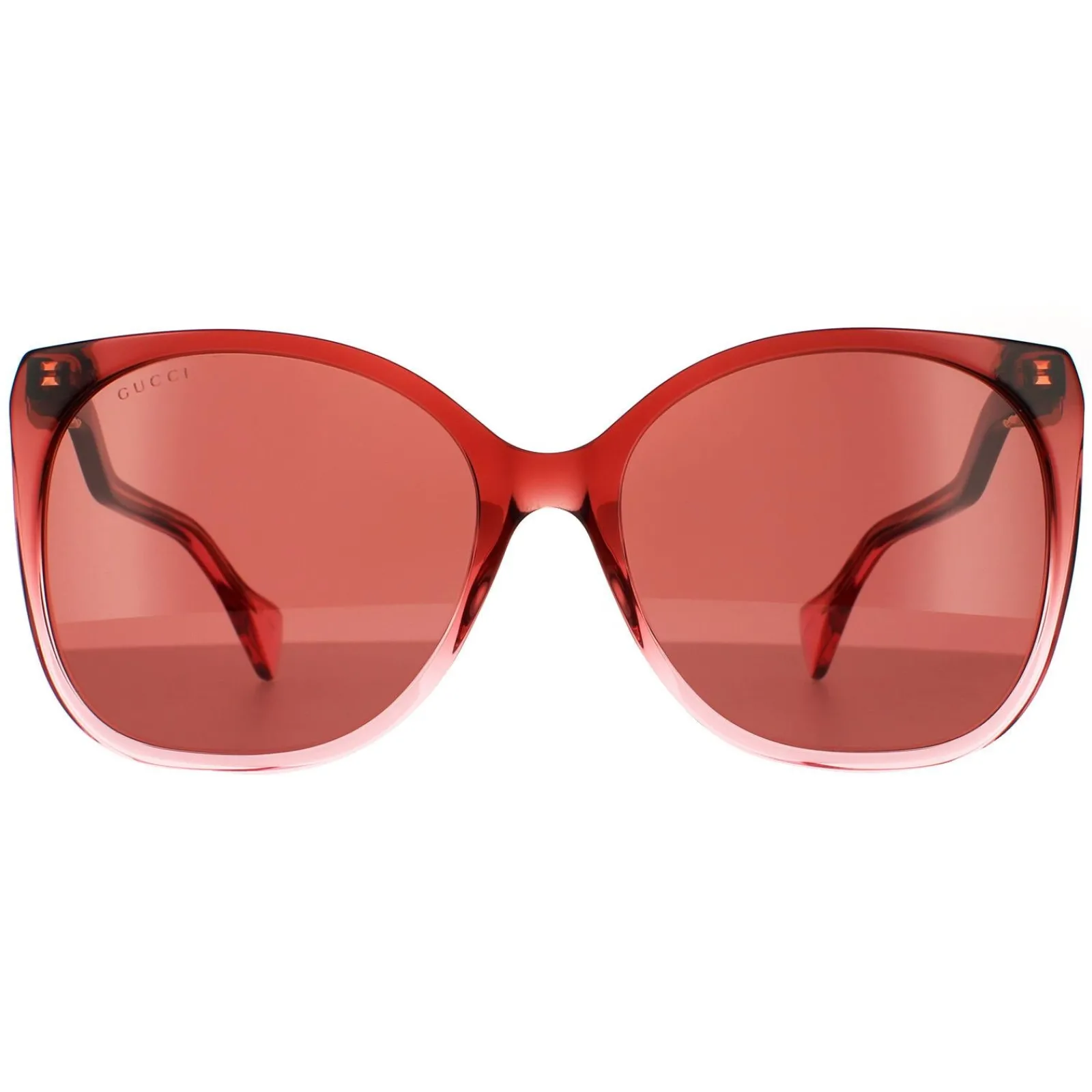 Gucci Gucci|Rectangle^Sunglasses GG1010S 004 Burgundy Red