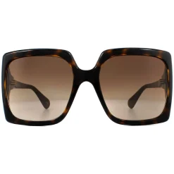 Gucci Gucci|Square^Sunglasses GG0876S 002 Dark Havana Brown Gradient