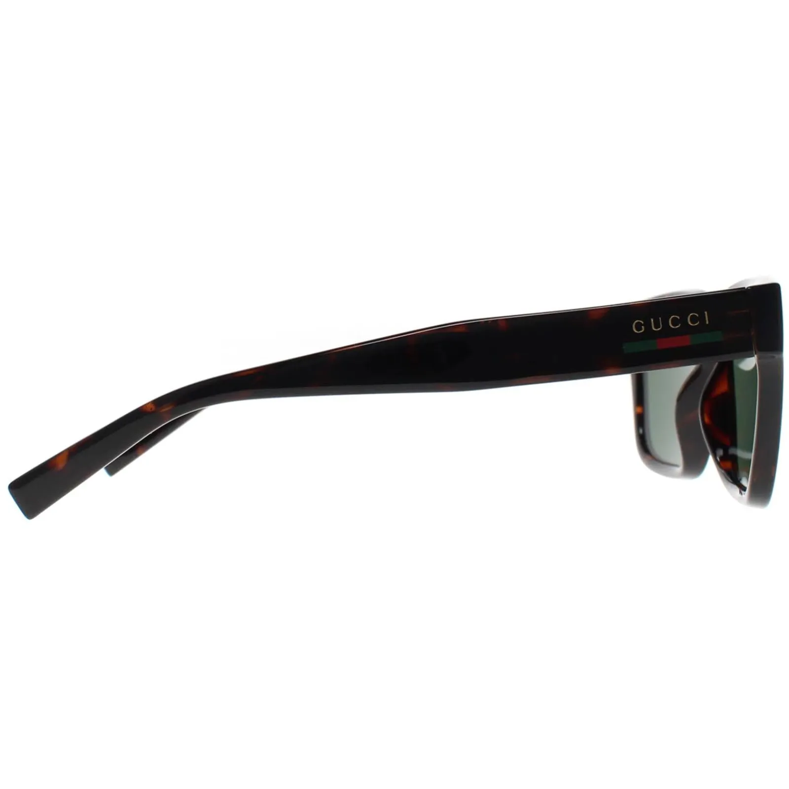 Gucci Gucci|Square^Sunglasses GG1857S 002 Dark Havana Green