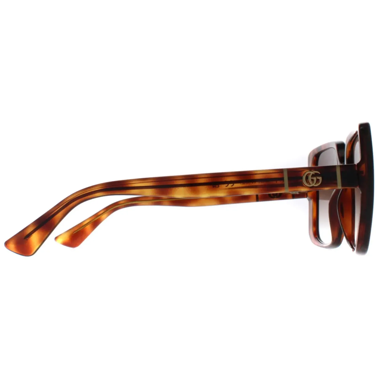 Gucci Gucci^Sunglasses GG0632S 002 Dark Havana Brown Gradient