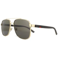 Gucci Gucci|Aviator^Sunglasses GG0422S 003 Gold Brown