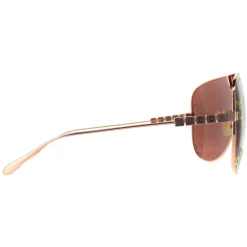Gucci Gucci|Shield^Sunglasses GG1436S 003 Gold Red