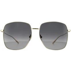 Gucci Rectangle^Sunglasses GG1031S 001 Gold Grey
