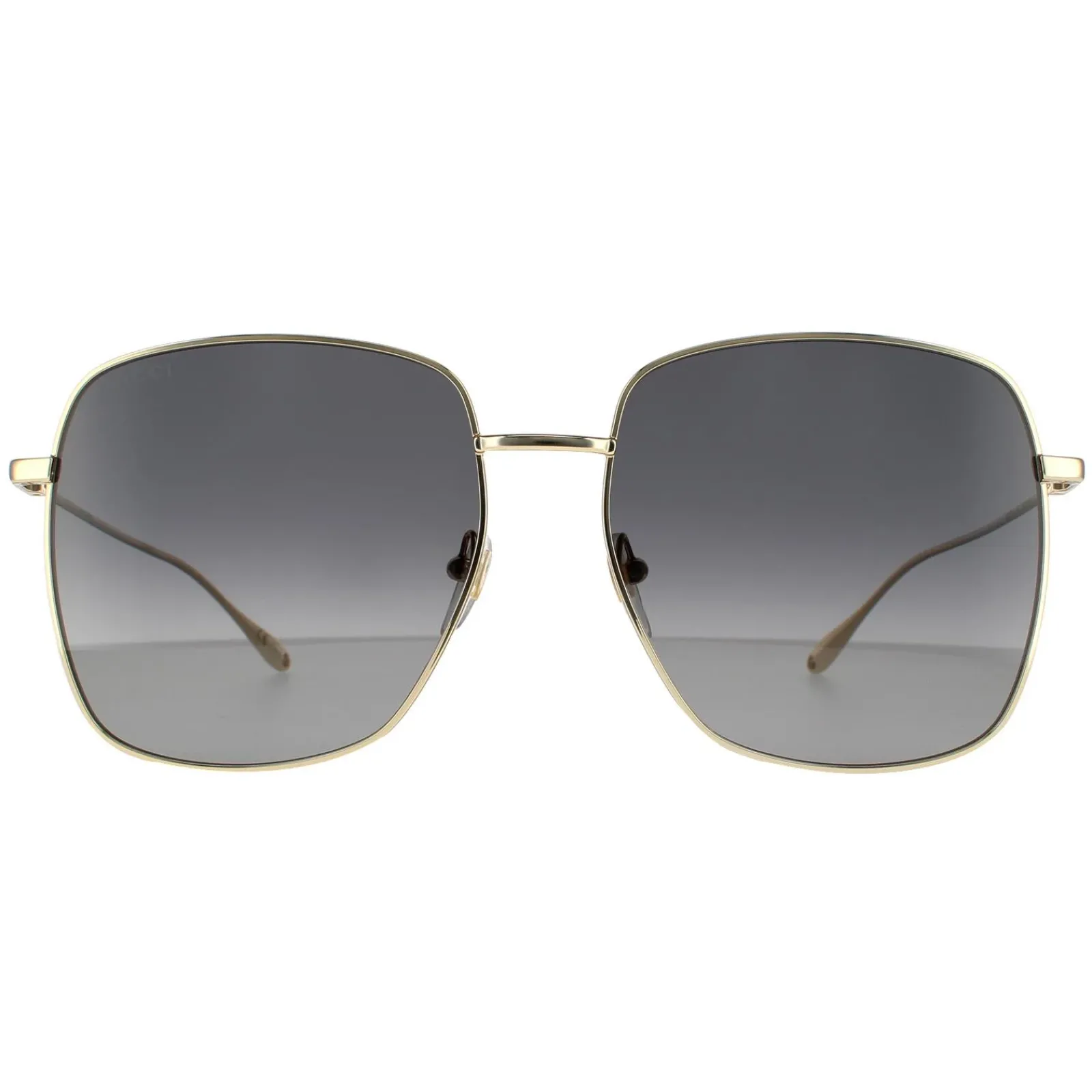 Gucci Rectangle^Sunglasses GG1031S 001 Gold Grey