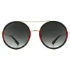 Gucci Gucci|Gucci^Sunglasses GG0061S 003 Gold Green and Red Green Gradient
