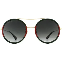 Gucci Gucci|Gucci^Sunglasses GG0061S 003 Gold Green and Red Green Gradient
