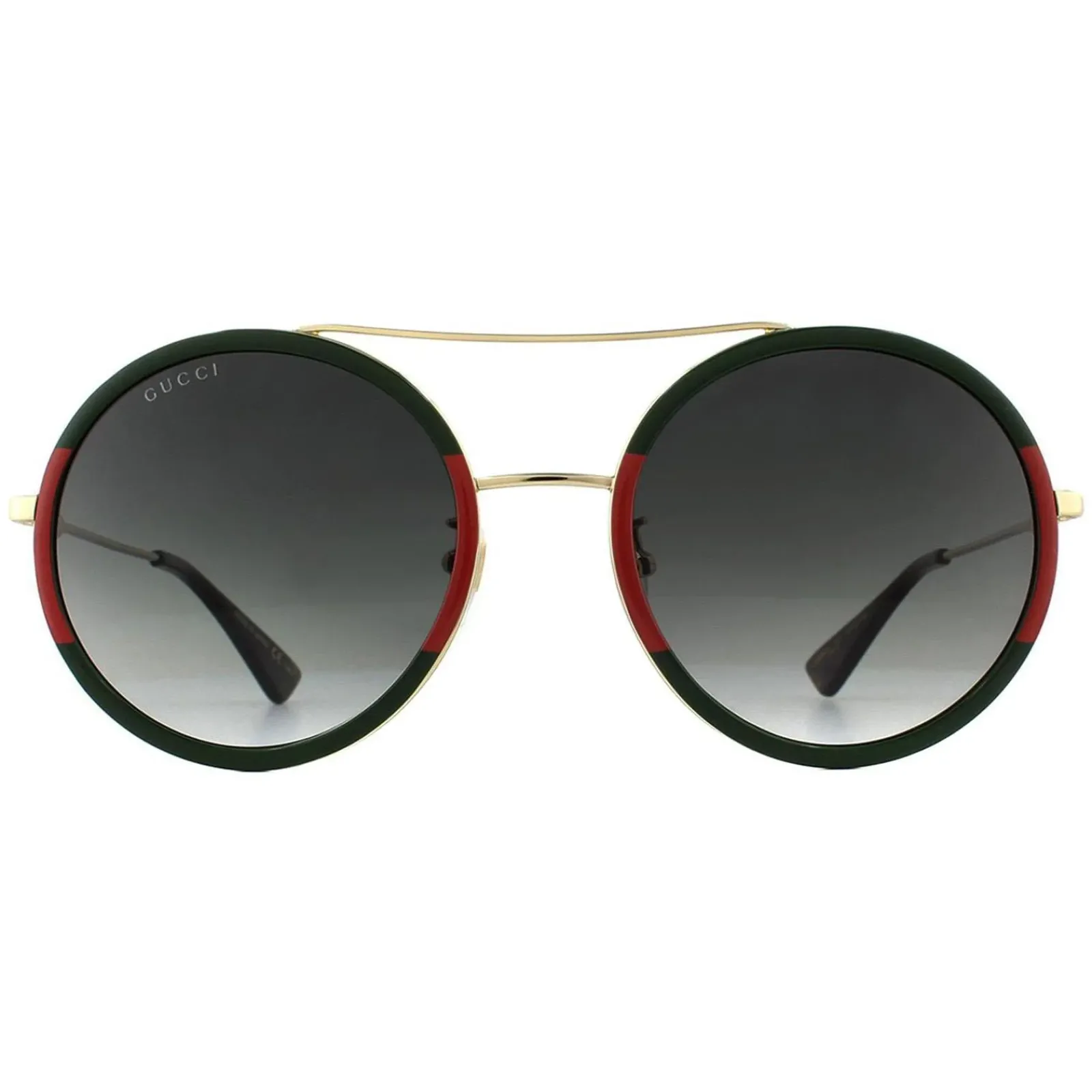 Gucci Gucci|Gucci^Sunglasses GG0061S 003 Gold Green and Red Green Gradient