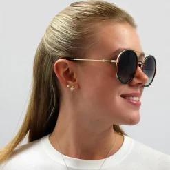 Gucci Gucci|Gucci^Sunglasses GG0061S 003 Gold Green and Red Green Gradient