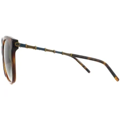 Gucci Gucci|Square^Sunglasses GG0654S 002 Havana Green Gradient