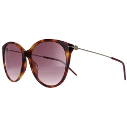Gucci Gucci|Cat-Eye^Sunglasses GG1268S 002 Havana Gold Red Gradient