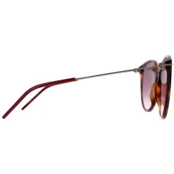 Gucci Gucci|Cat-Eye^Sunglasses GG1268S 002 Havana Gold Red Gradient