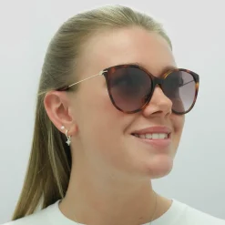 Gucci Gucci|Cat-Eye^Sunglasses GG1268S 002 Havana Gold Red Gradient