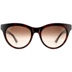 Gucci Gucci|Cat-Eye^Sunglasses GG0763S 002 Havana Brown Gradient
