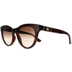 Gucci Gucci|Cat-Eye^Sunglasses GG0763S 002 Havana Brown Gradient