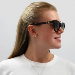 Gucci Gucci|Cat-Eye^Sunglasses GG0763S 002 Havana Brown Gradient