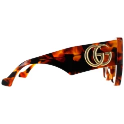 Gucci Gucci|Square^Sunglasses GG0956S 007 Havana Brown