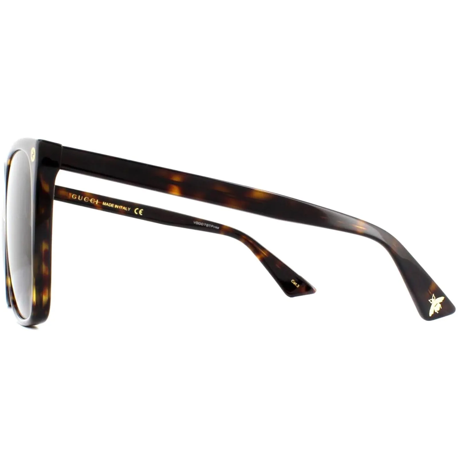 Gucci Gucci|Cat-Eye^Sunglasses GG0022S 003 Havana Grey Gradient
