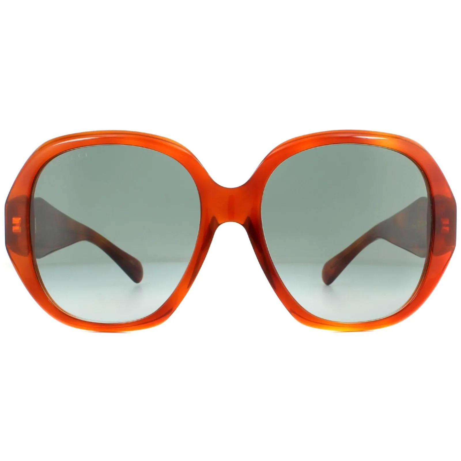 Gucci Square|Gucci^Sunglasses GG0796S 003 Havana Blue Gradient