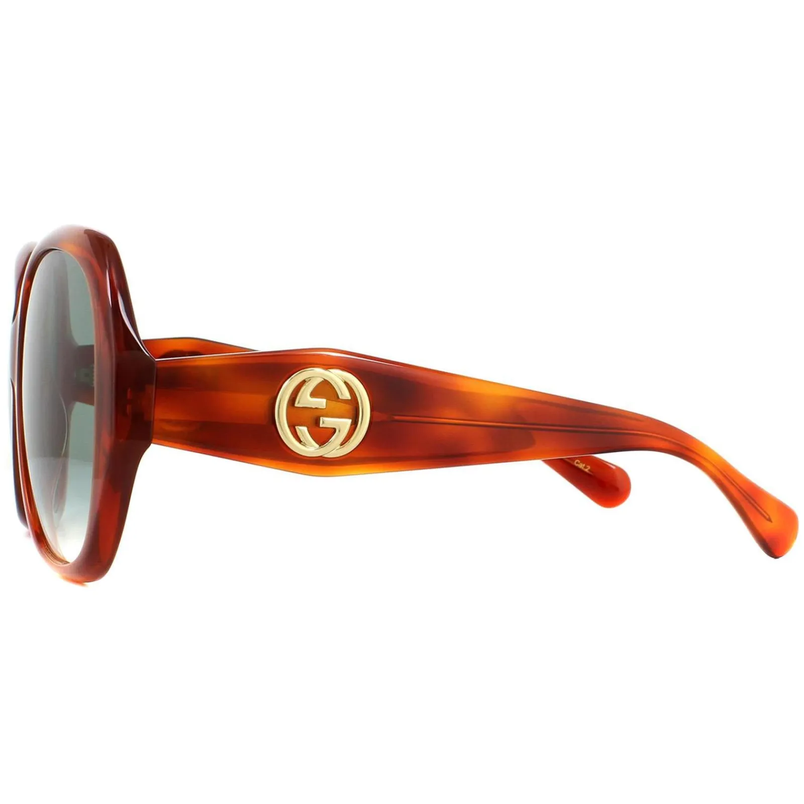 Gucci Square|Gucci^Sunglasses GG0796S 003 Havana Blue Gradient