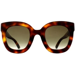 Gucci Gucci|Square^Sunglasses GG0208S 003 Havana Brown Gradient