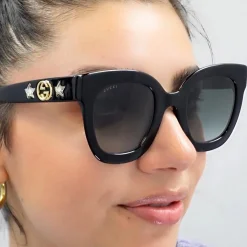 Gucci Gucci|Square^Sunglasses GG0208S 003 Havana Brown Gradient