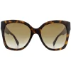 Gucci Gucci|Cat-Eye^Sunglasses GG0459S 002 Havana Brown Gradient