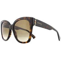 Gucci Gucci|Cat-Eye^Sunglasses GG0459S 002 Havana Brown Gradient