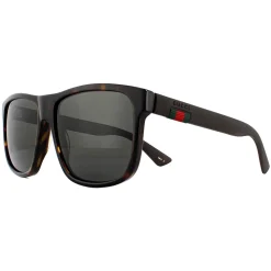 Gucci Polarised|Gucci^Sunglasses GG0010S 003 Havana and Grey Grey Polarized