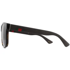Gucci Polarised|Gucci^Sunglasses GG0010S 003 Havana and Grey Grey Polarized