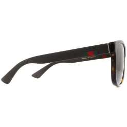 Gucci Polarised|Gucci^Sunglasses GG0010S 003 Havana and Grey Grey Polarized