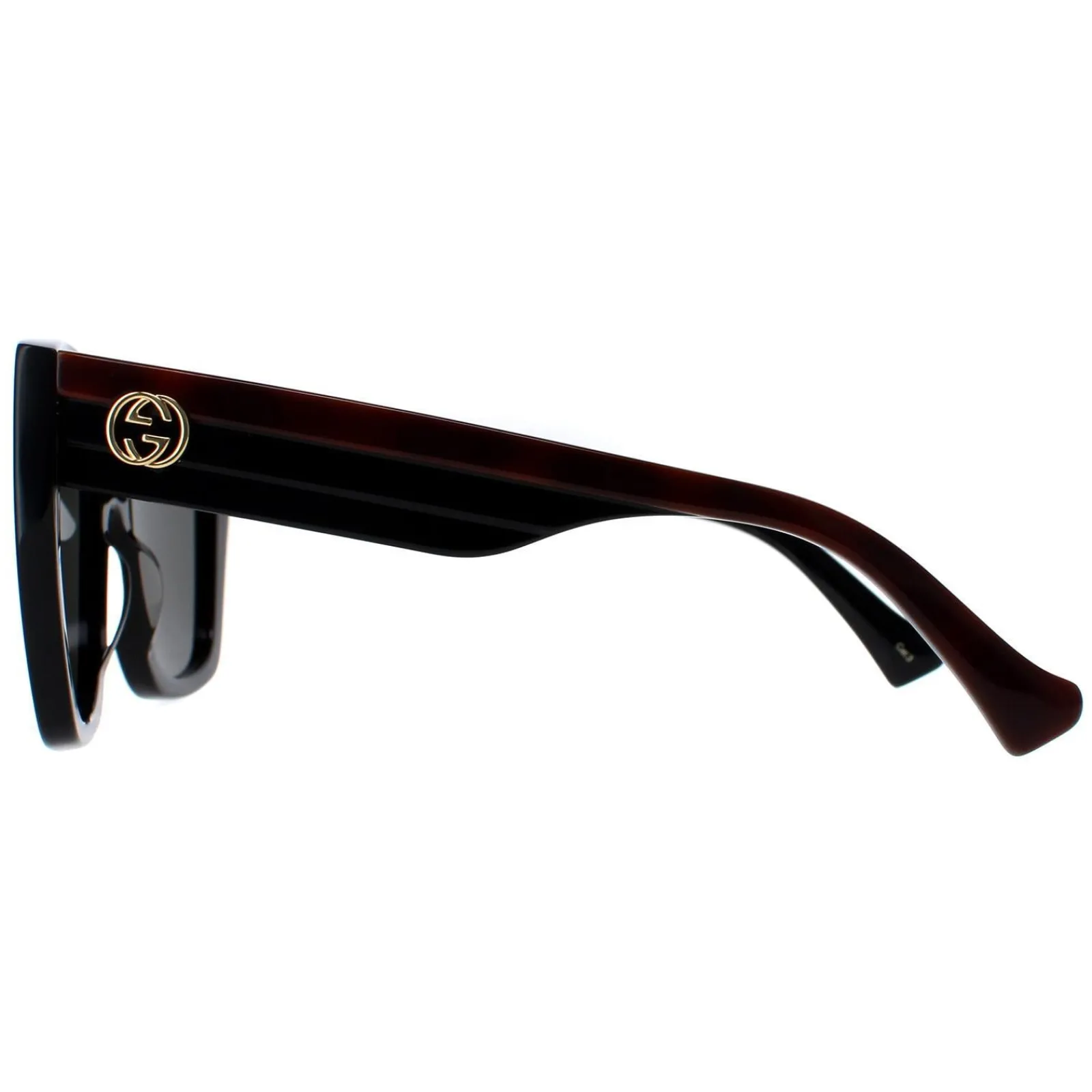 Gucci Gucci|Square^Sunglasses GG1300S 001 Havana Black Grey